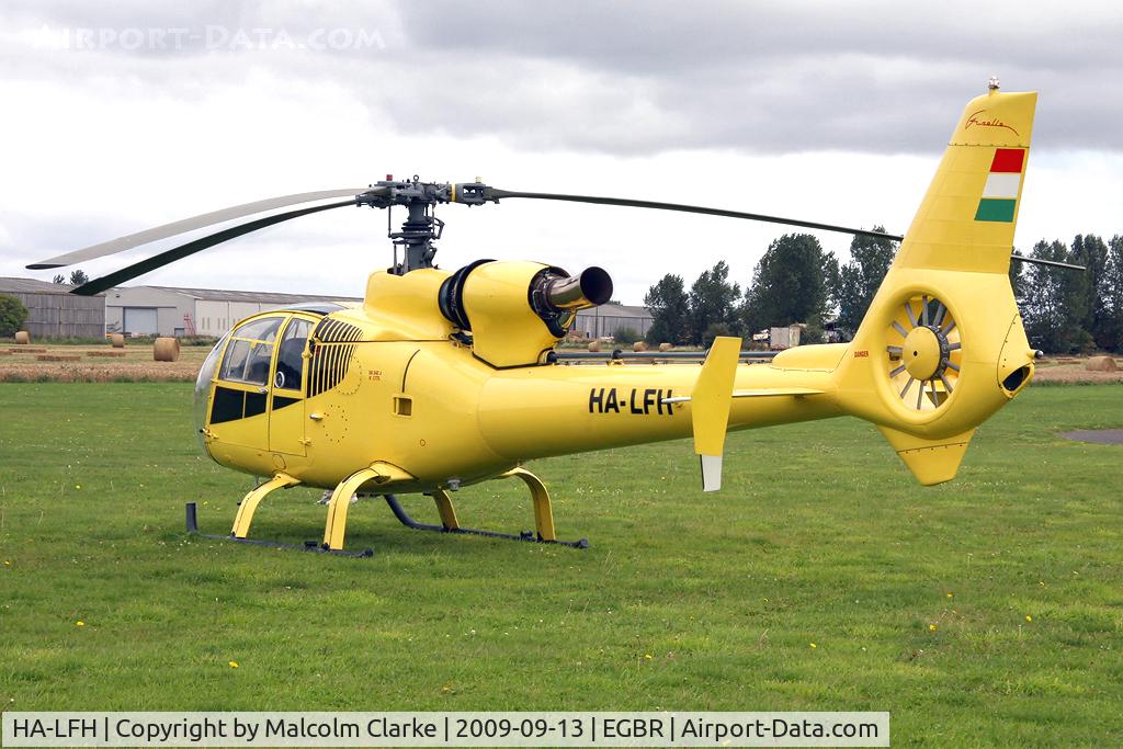 HA-LFH, 1979 Aerospatiale SA-342J Gazelle C/N 1775, Aerospatiale SA-342J Gazelle at Real Aeroplane Company's Helicopter Fly-In, Breighton Airfield, September 2009.