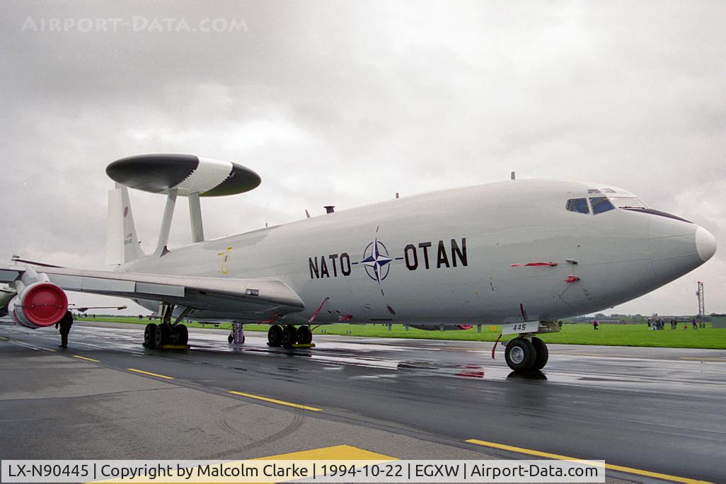 LX-N90445, 1982 Boeing E-3A Sentry C/N 22840, Boeing E-3A Sentry from NAEWF, Geilenkirchen and seen at RAF Waddington's Photocall 94.
