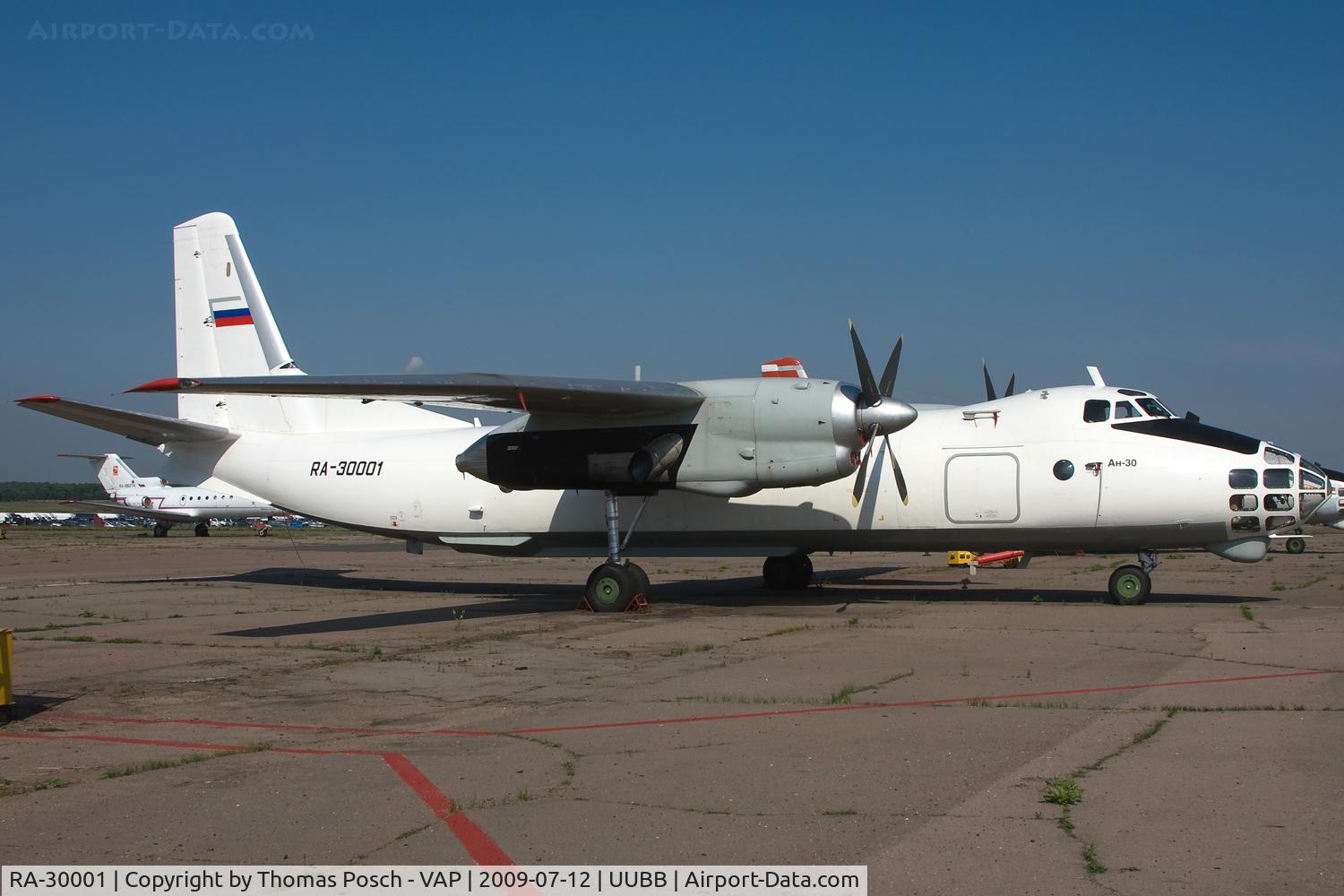 RA-30001, 1978 Antonov An-30R C/N 1402, Practical Geodinamics Center
