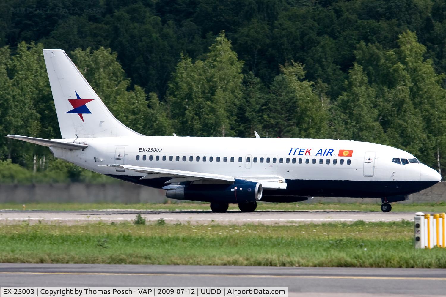 EX-25003, 1982 Boeing 737-268 C/N 22632/847, Itek Air