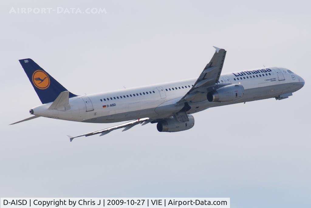 D-AISD, 2000 Airbus A321-231 C/N 1188, Lufthansa Airbus A321-231