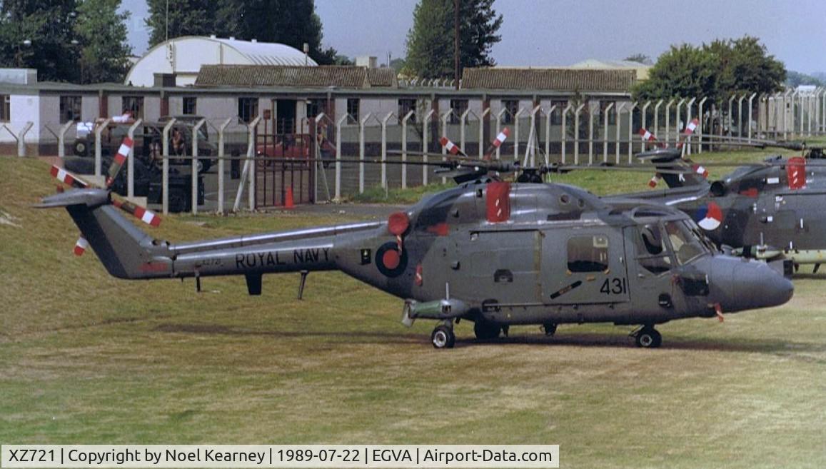 XZ721, 1980 Westland Lynx HAS.3 C/N 176, WESTLAND LYNX HAS.3 - Royal Navy