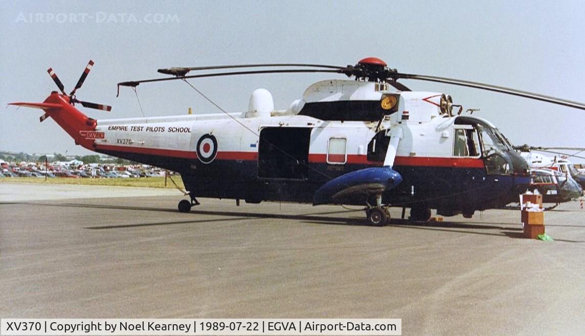 XV370, Sikorsky S-61D-2 Sea King C/N 61-393, WESTLAND SEA KING HAS.1 - Empire Test Pilots School