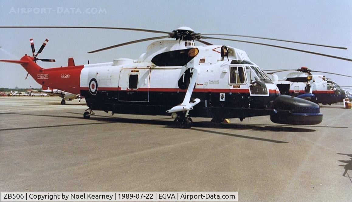 ZB506, 1982 Westland Sea King Mk.4X C/N WA927, WESTLAND SEA KING Mk.4 - Royal Aircraft Establishment