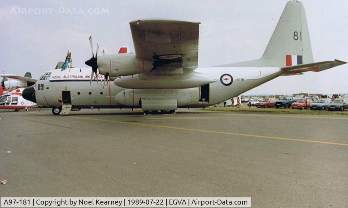 A97-181, Lockheed C-130E Hercules C/N 382-4181, LOCKHEED HERCULES C-130E c/n 4181 - Royal Australian AF