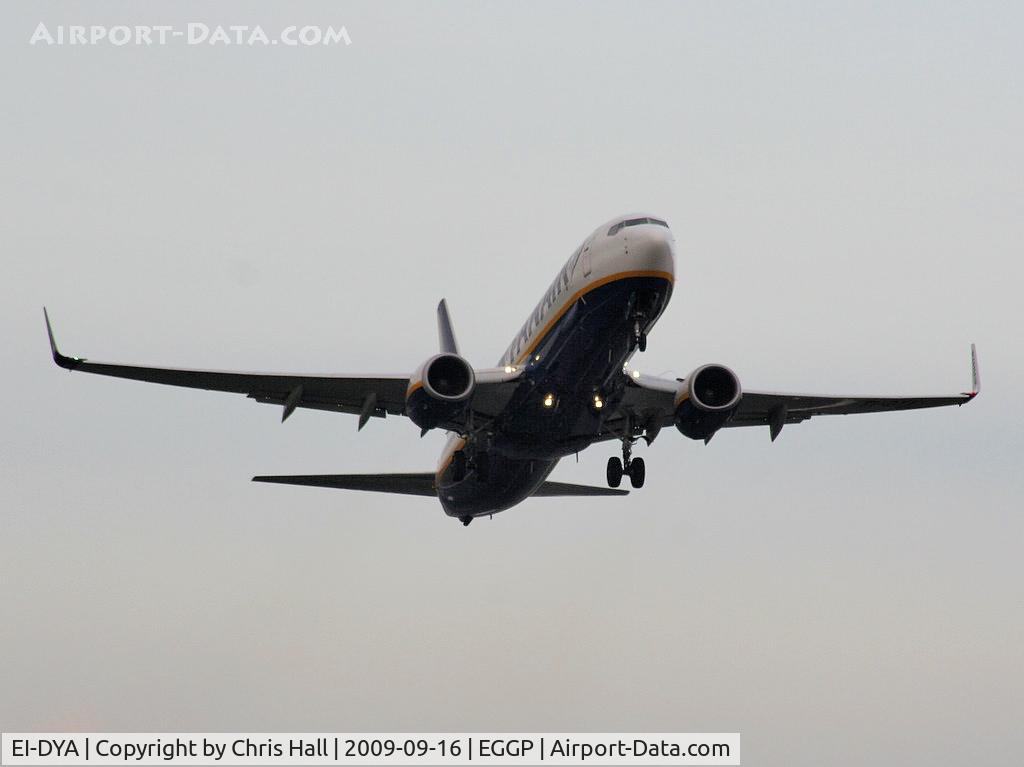 EI-DYA, 2008 Boeing 737-8AS C/N 33631, Ryanair