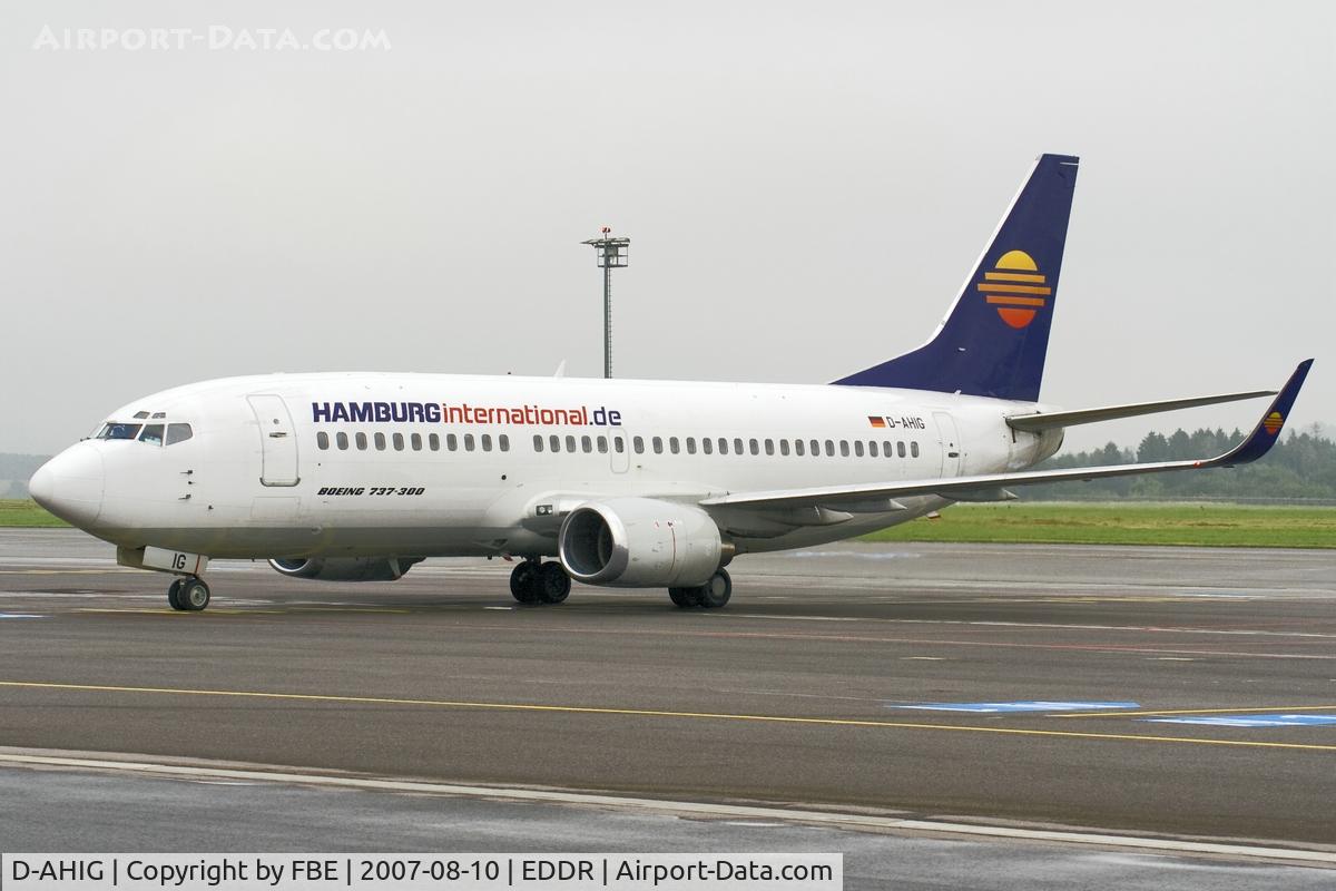 D-AHIG, 1987 Boeing 737-33A C/N 23827, standstill after a flight from Hurghada