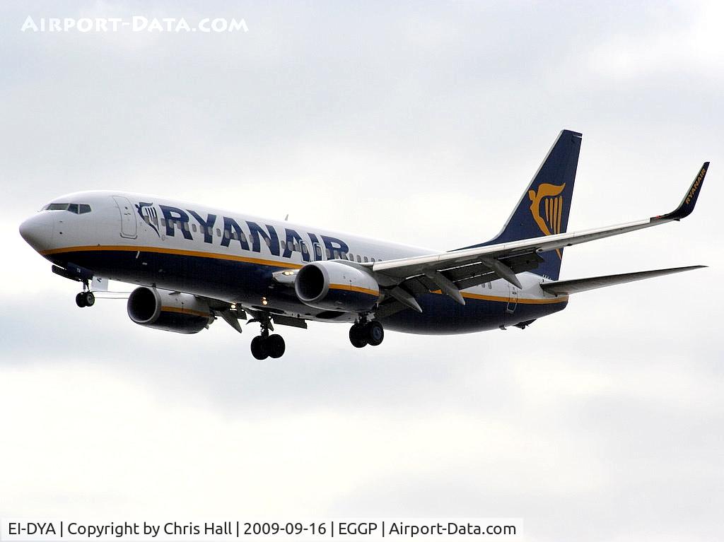 EI-DYA, 2008 Boeing 737-8AS C/N 33631, Ryanair