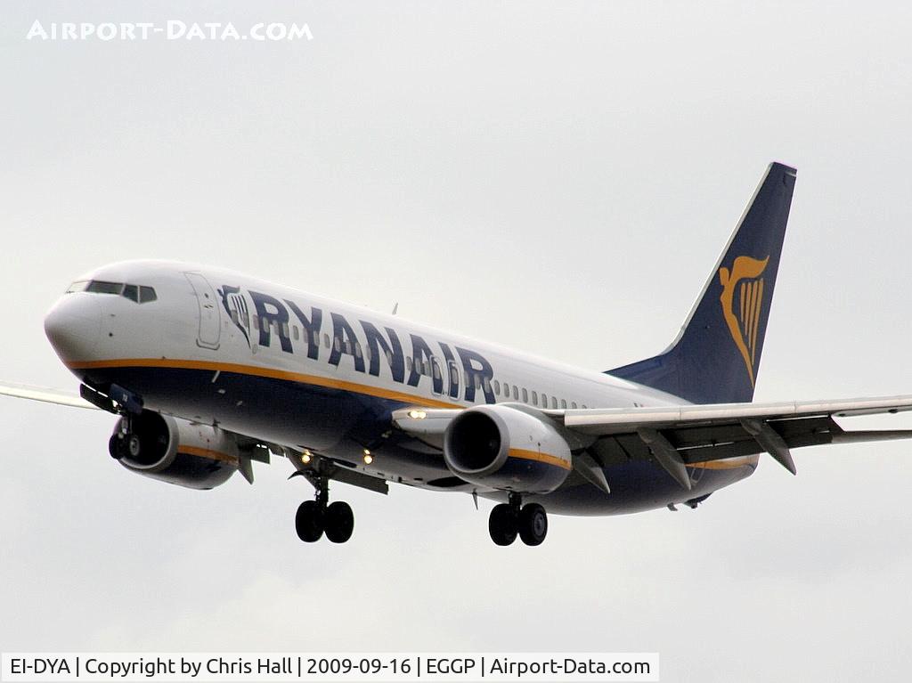 EI-DYA, 2008 Boeing 737-8AS C/N 33631, Ryanair