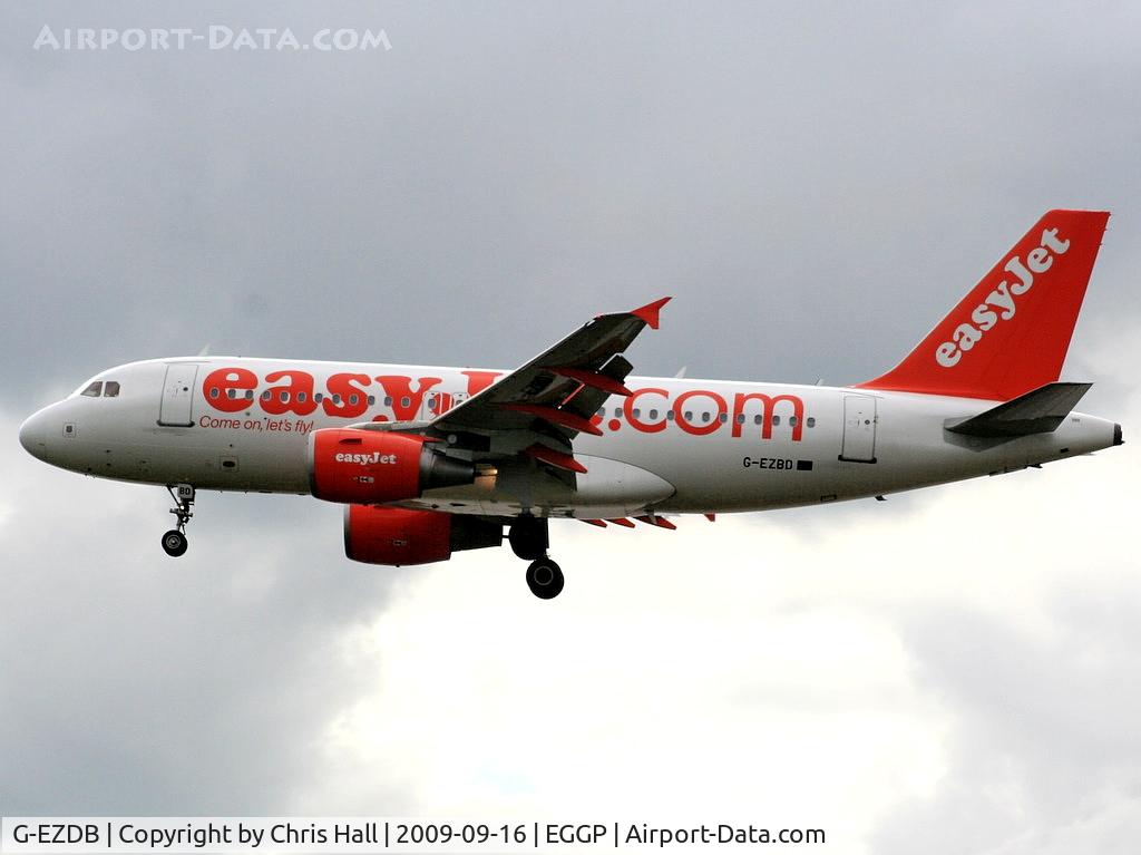 G-EZDB, 2008 Airbus A319-111 C/N 3411, Easyjet