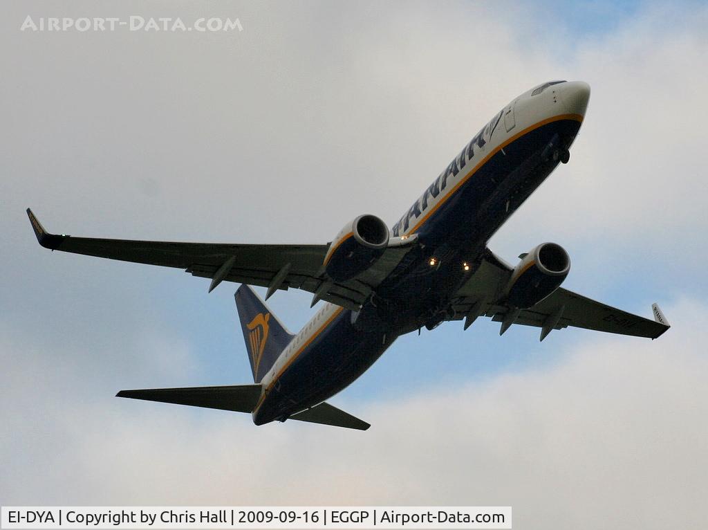 EI-DYA, 2008 Boeing 737-8AS C/N 33631, Ryanair
