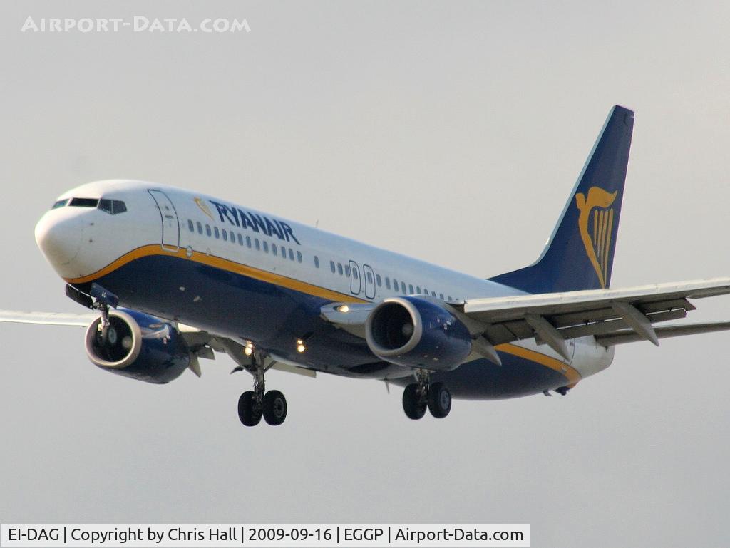 EI-DAG, 2002 Boeing 737-8AS C/N 29940, Ryanair