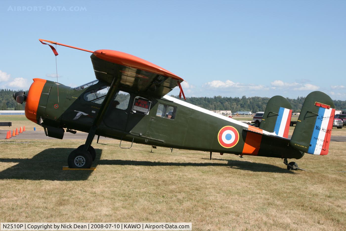 N2510P, Max Holste MH-1521 Broussard C/N 283, KAWO
