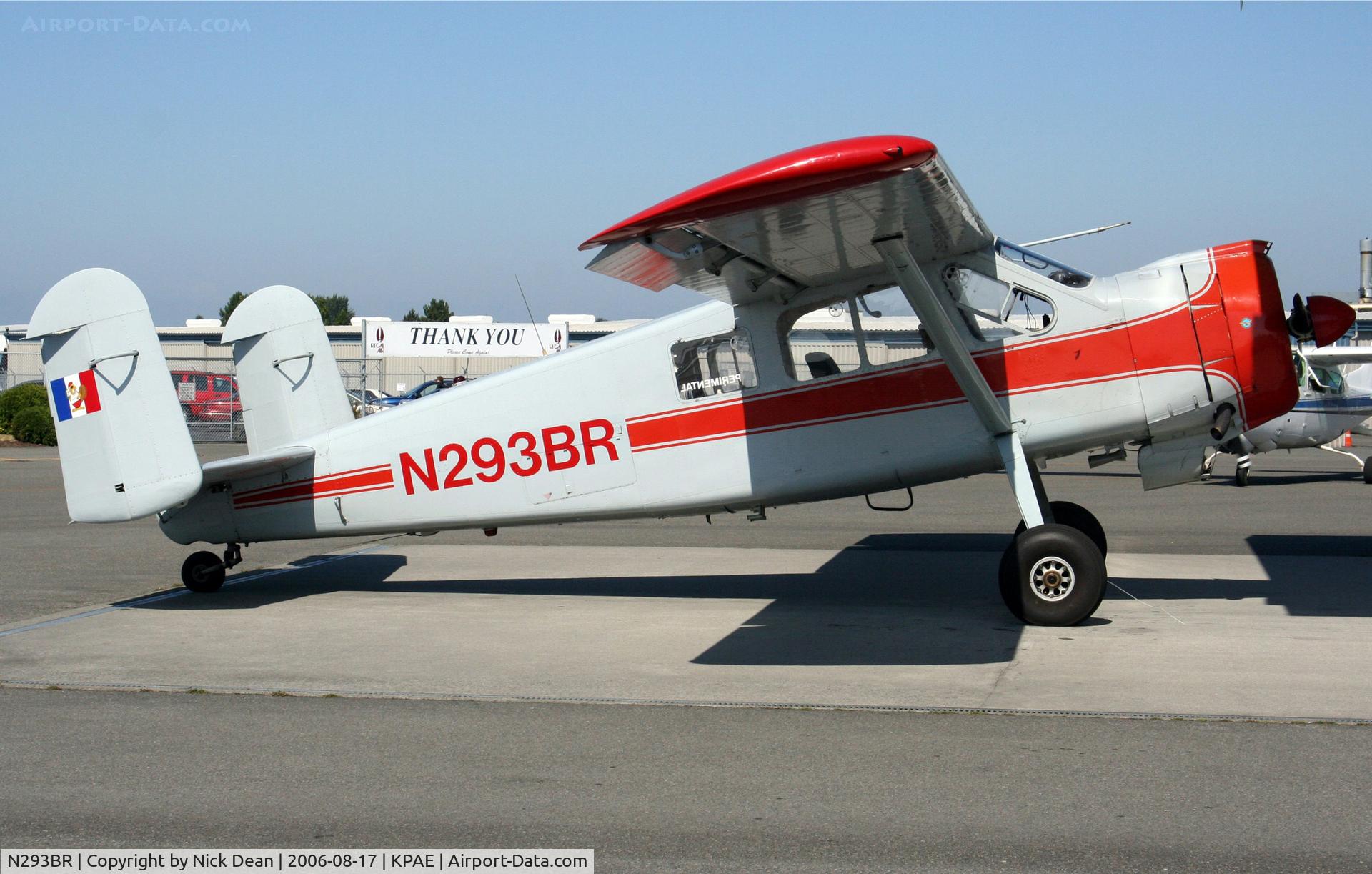 N293BR, 2001 Max Holste MH-1521M Broussard C/N 293, KPAE