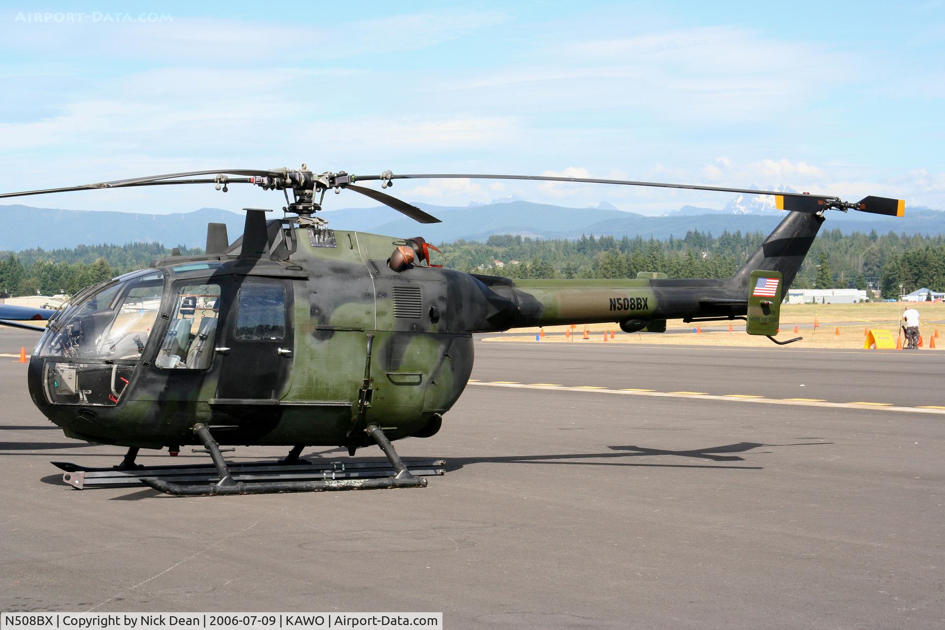 N508BX, 1980 MBB Bo-105M C/N 5008, KAWO