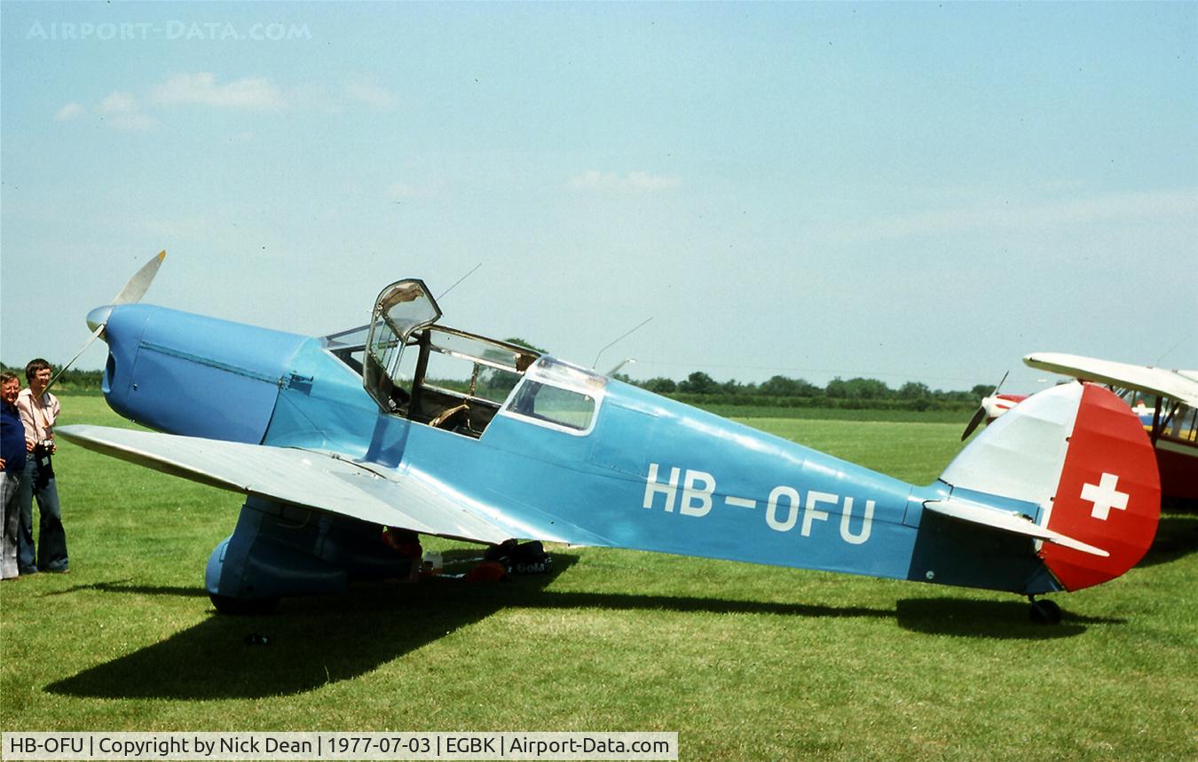 HB-OFU, 1937 Percival P-3 Gull Six C/N D65, EGBK