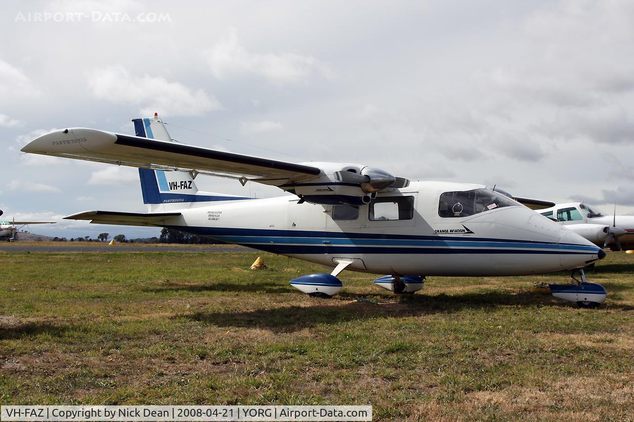 VH-FAZ, 1975 Partenavia P-68B C/N 53, YORG