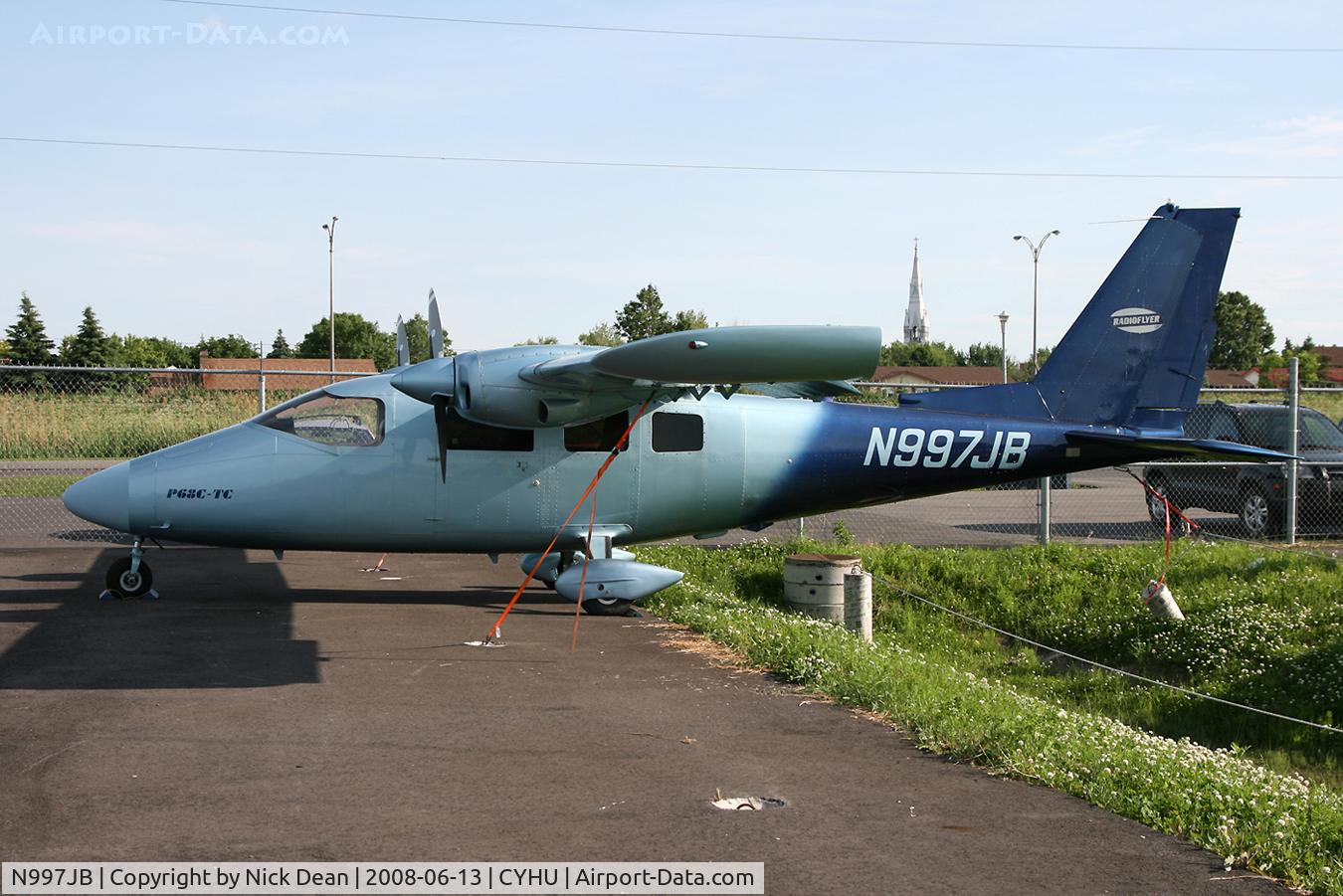 N997JB, 1983 Partenavia P-68C-TC C/N 288-20-TC, CYHU
