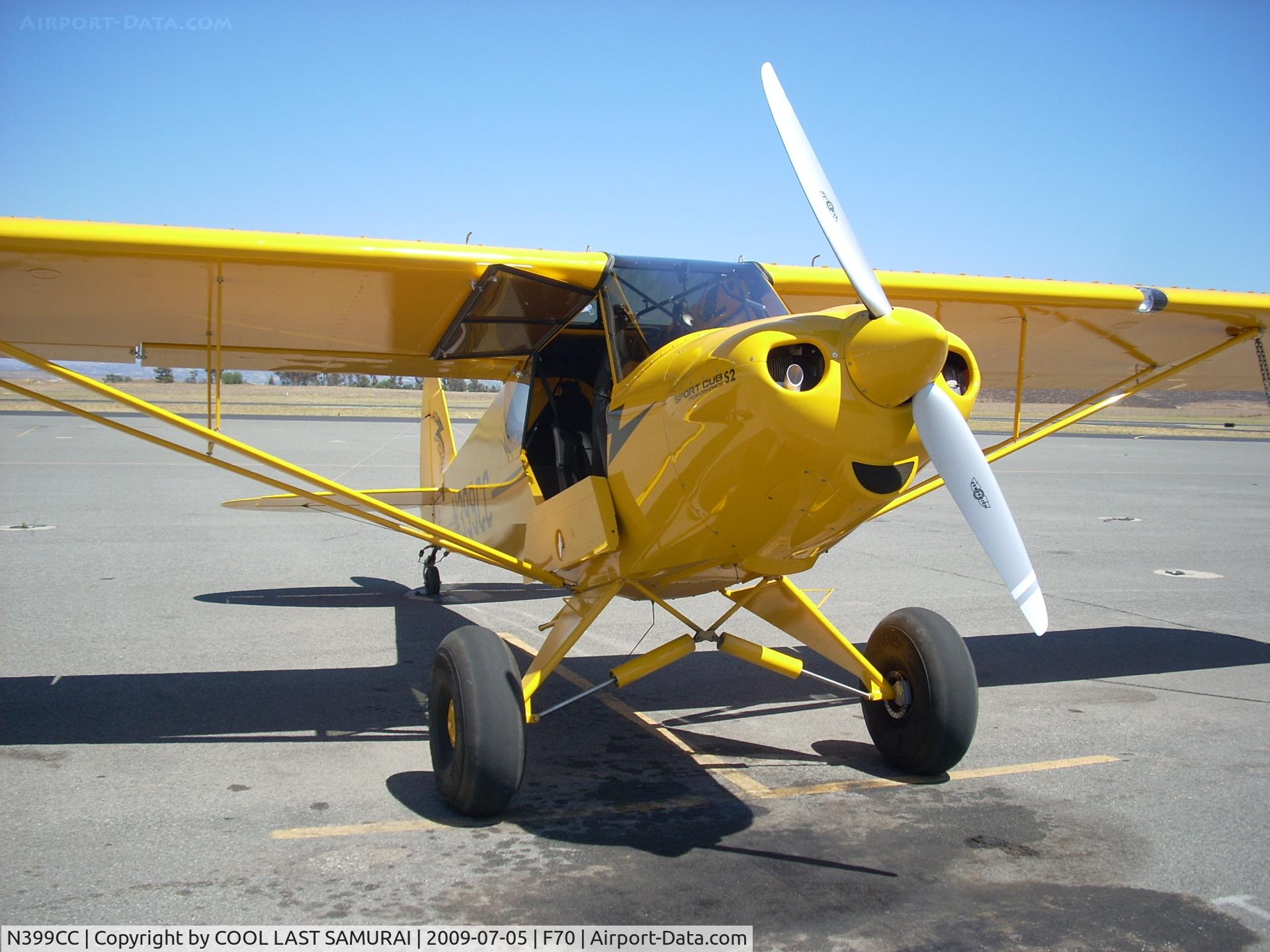 N399CC, Cub Crafters CC11-100 Sport Cub C/N CC11-00086, French Valley Transient Parking