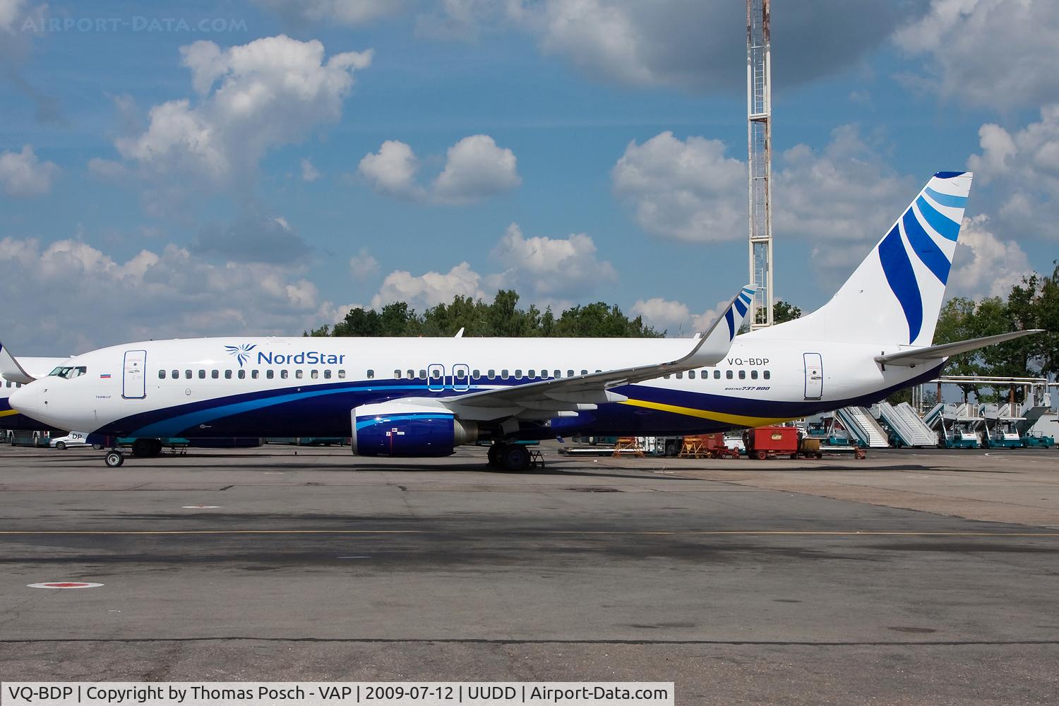 VQ-BDP, 1999 Boeing 737-8Q8 C/N 28221, Nordstar