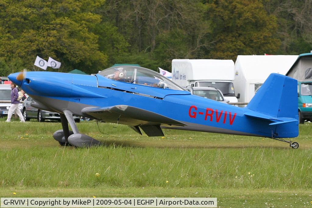 G-RVIV, 1999 Vans RV-4 C/N PFA 181-12366, Pictured during the 2009 Popham AeroJumble event.
