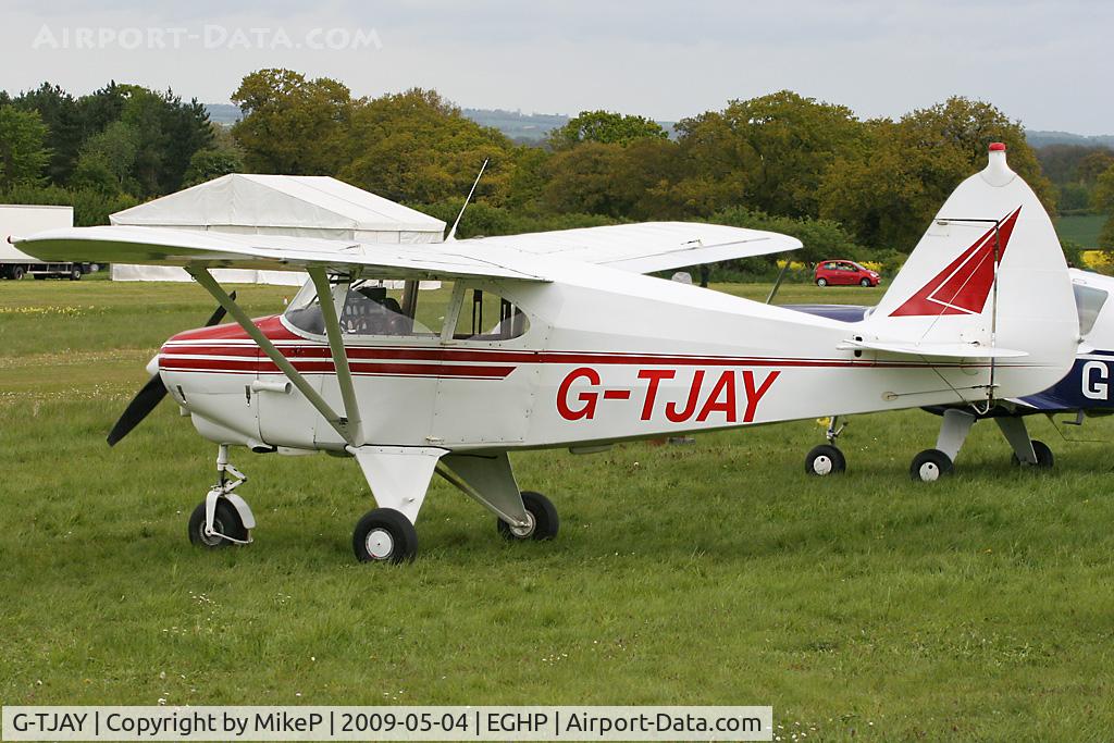 G-TJAY, 1952 Piper PA-22-135 Tri-Pacer C/N 22-730, Pictured during the 2009 Popham AeroJumble event.