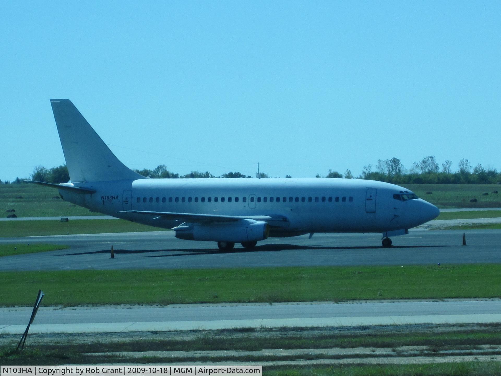 N103HA, 1971 Boeing 737-242 C/N 21186, N103HA, Montgomery Aviation Ramp, Montgomery AL Regional Airport
