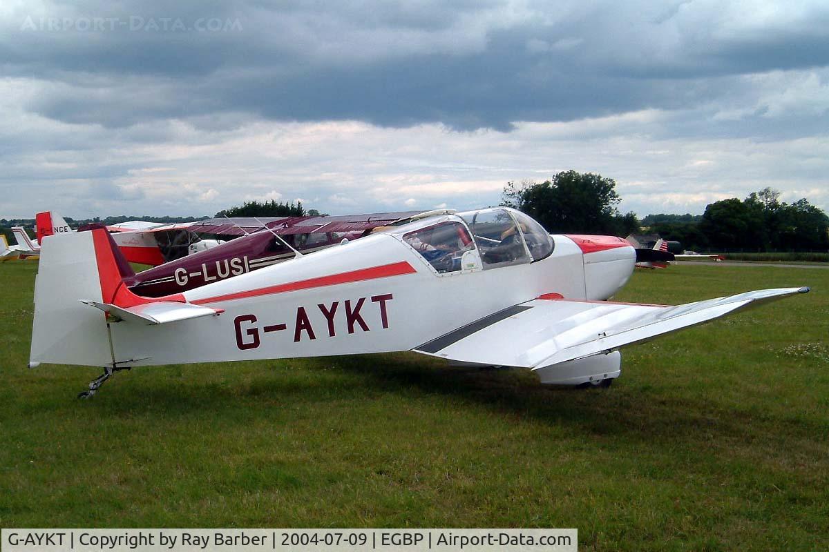 G-AYKT, 1957 SAN Jodel D-117 C/N 507, Jodel D.117 Gran Tourisme [507] Kemble~G 09/07/2004. Ex F-OAYY,F-BGYY.