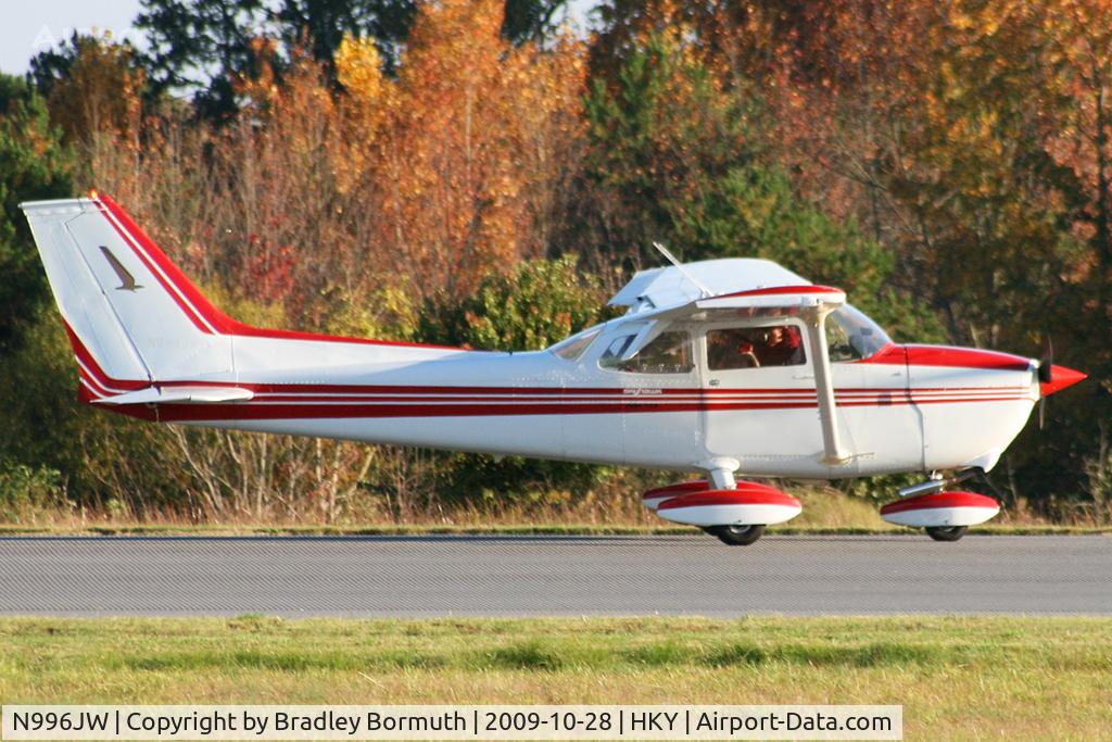N996JW, 1973 Cessna 172M C/N 17261610, Beautiful fall day.  Taken from the airport fire station.