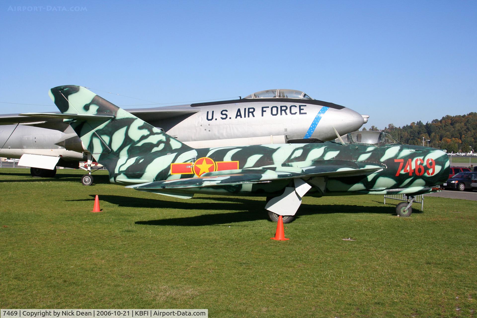 7469, Mikoyan-Gurevich MiG-17F C/N 1406016, KBFI Vietnam Air Force colours