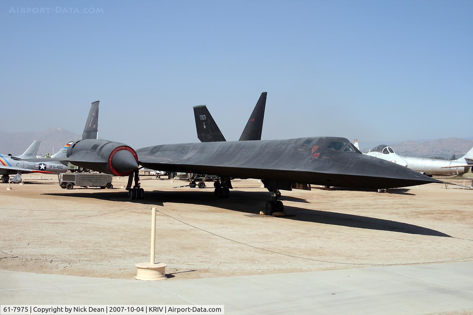 61-7975, 1961 Lockheed SR-71A Blackbird C/N 2026, KRIV