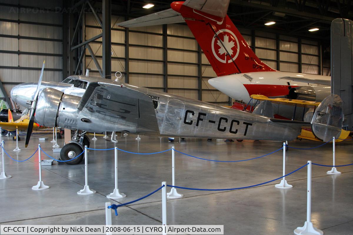 CF-CCT, 1937 Lockheed 12A Electra Junior C/N 1219, CYRO