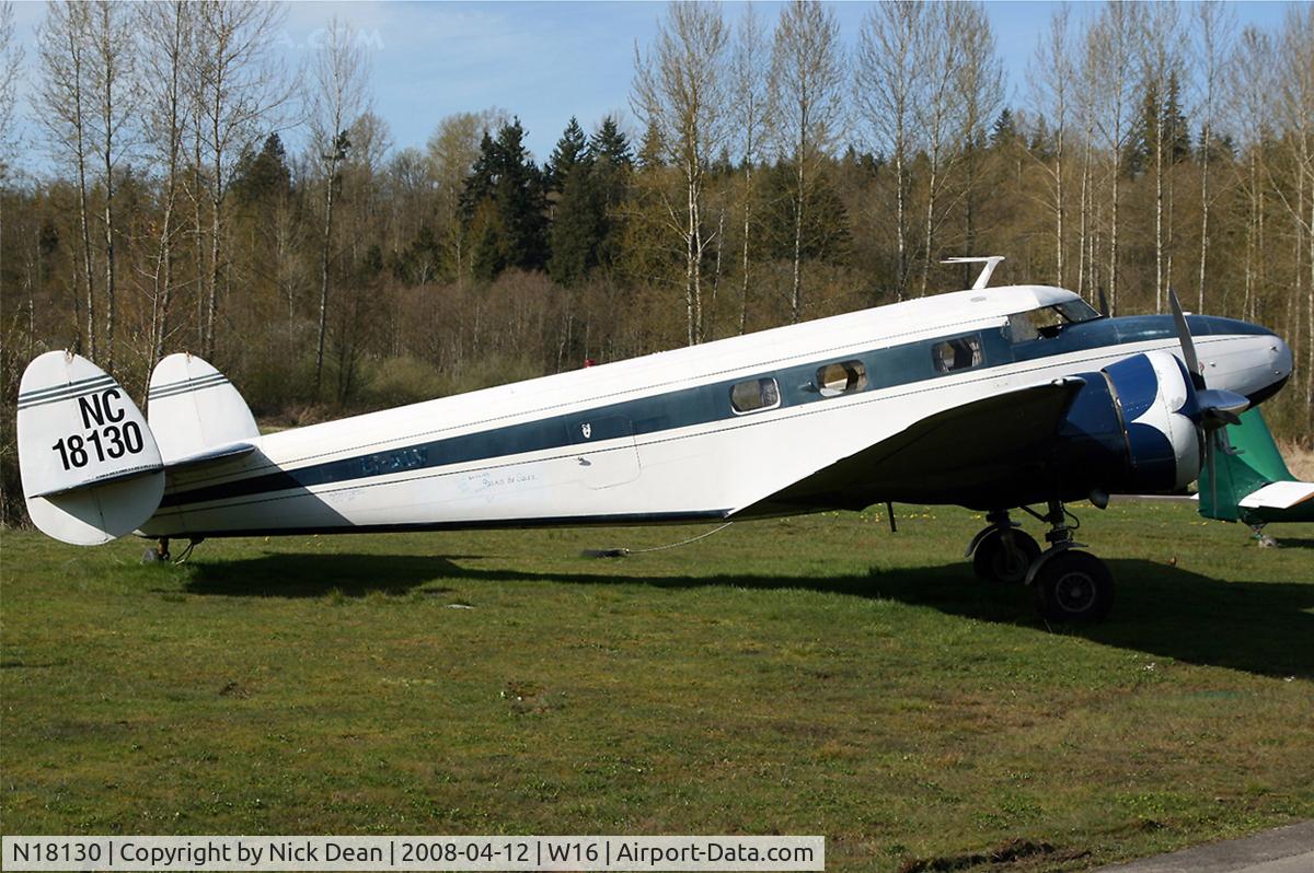 N18130, 1937 Lockheed 12A Electra Junior C/N 1226, W16