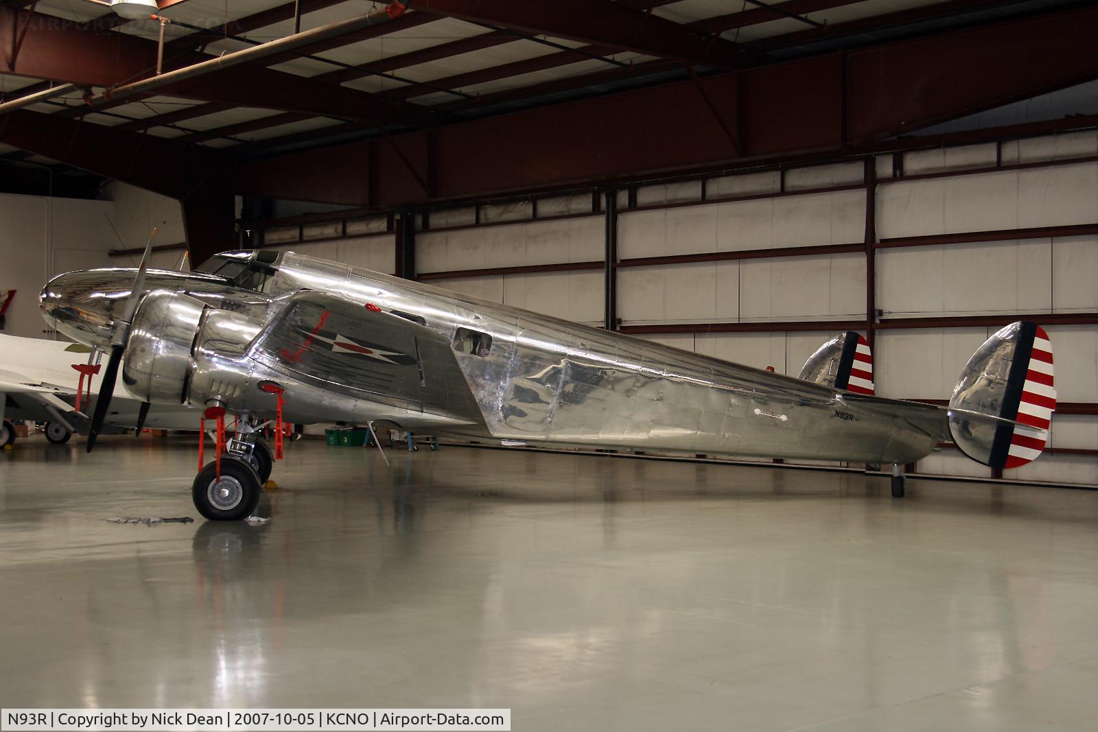 N93R, 1939 Lockheed UC-40A (12A) Electra Junior C/N 1257, KCNO