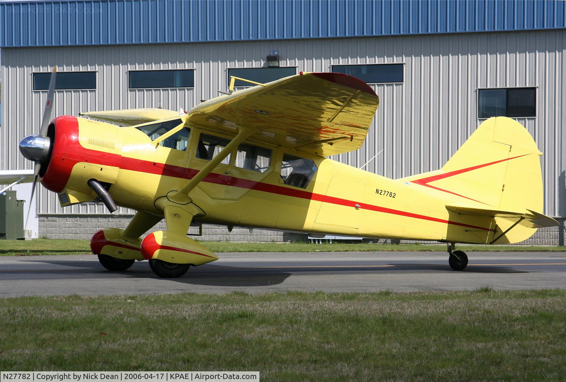 N27782, 1940 Stinson SR-10E Reliant C/N 5949, KPAE
