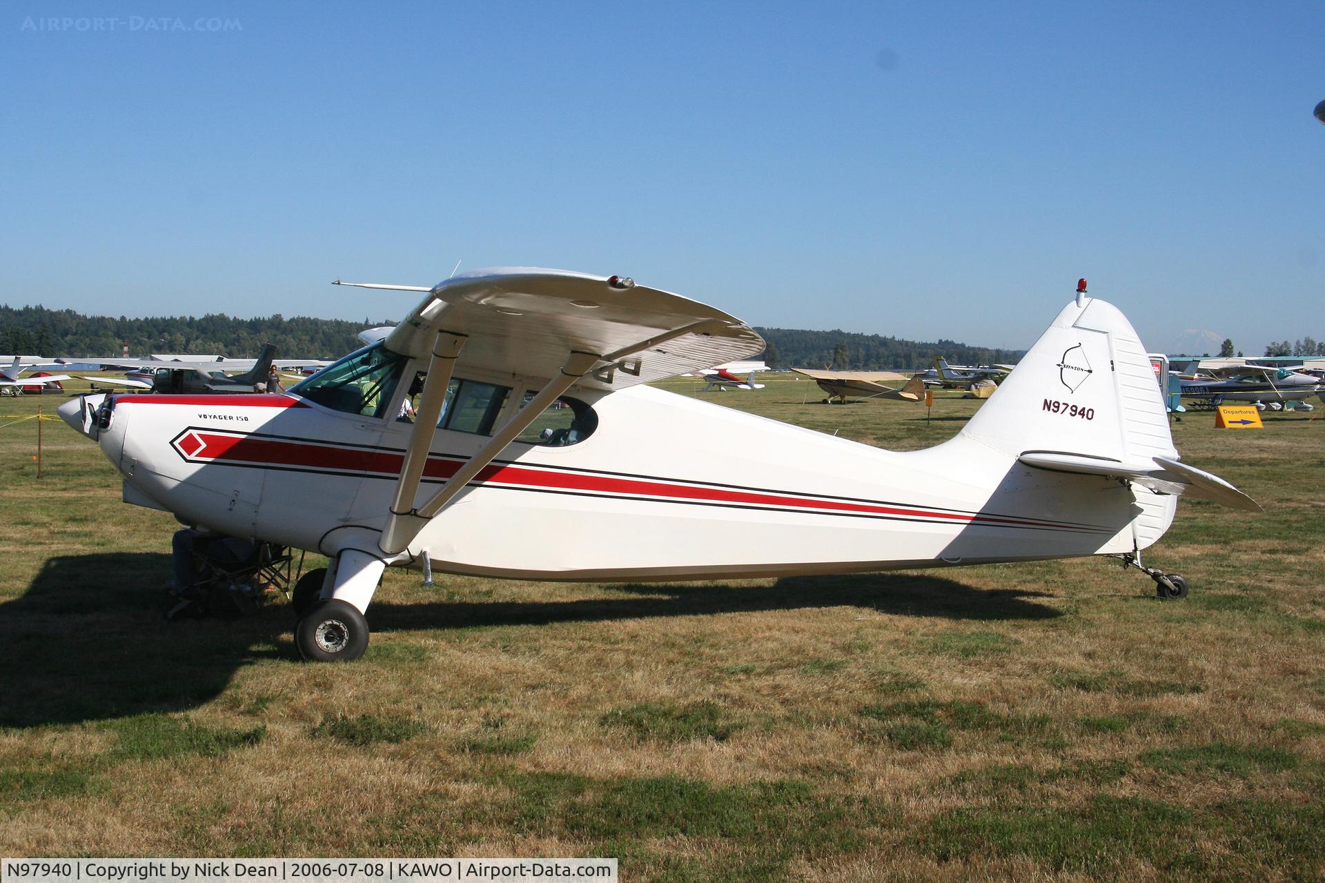 N97940, 1946 Stinson 108-1 Voyager C/N 108-940, KAWO