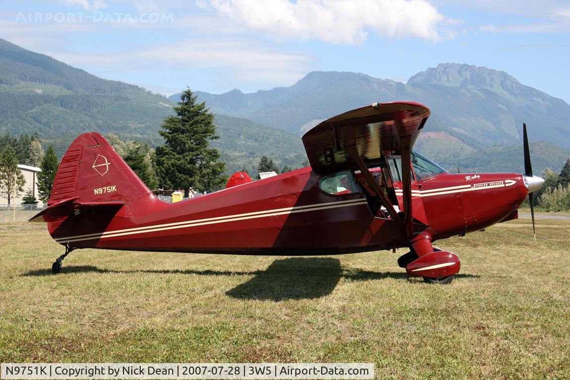 N9751K, 1947 Stinson 108-2 Voyager C/N 108-2751, 3W5