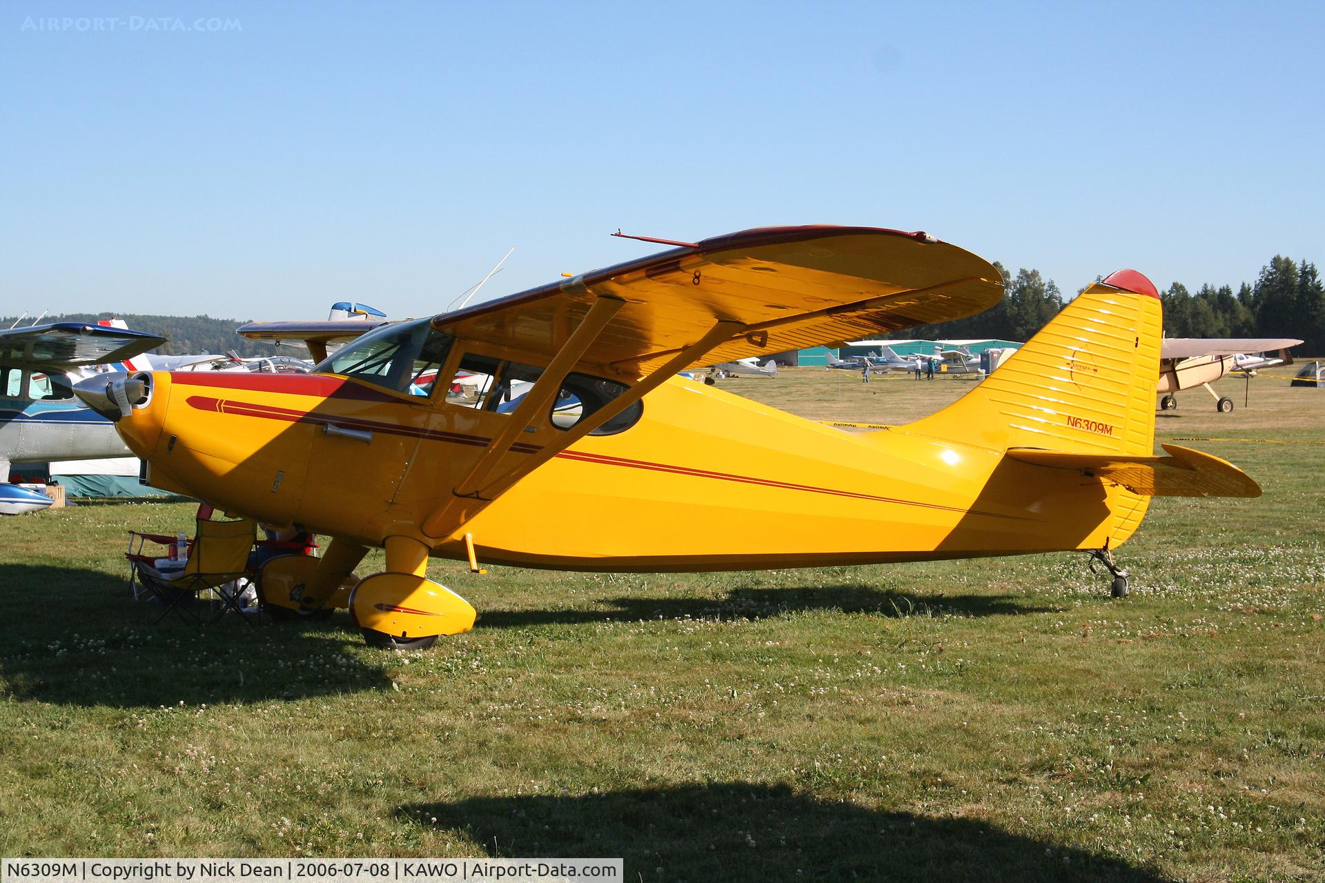 N6309M, 1949 Stinson 108-3 Voyager C/N 108-4309, KAWO