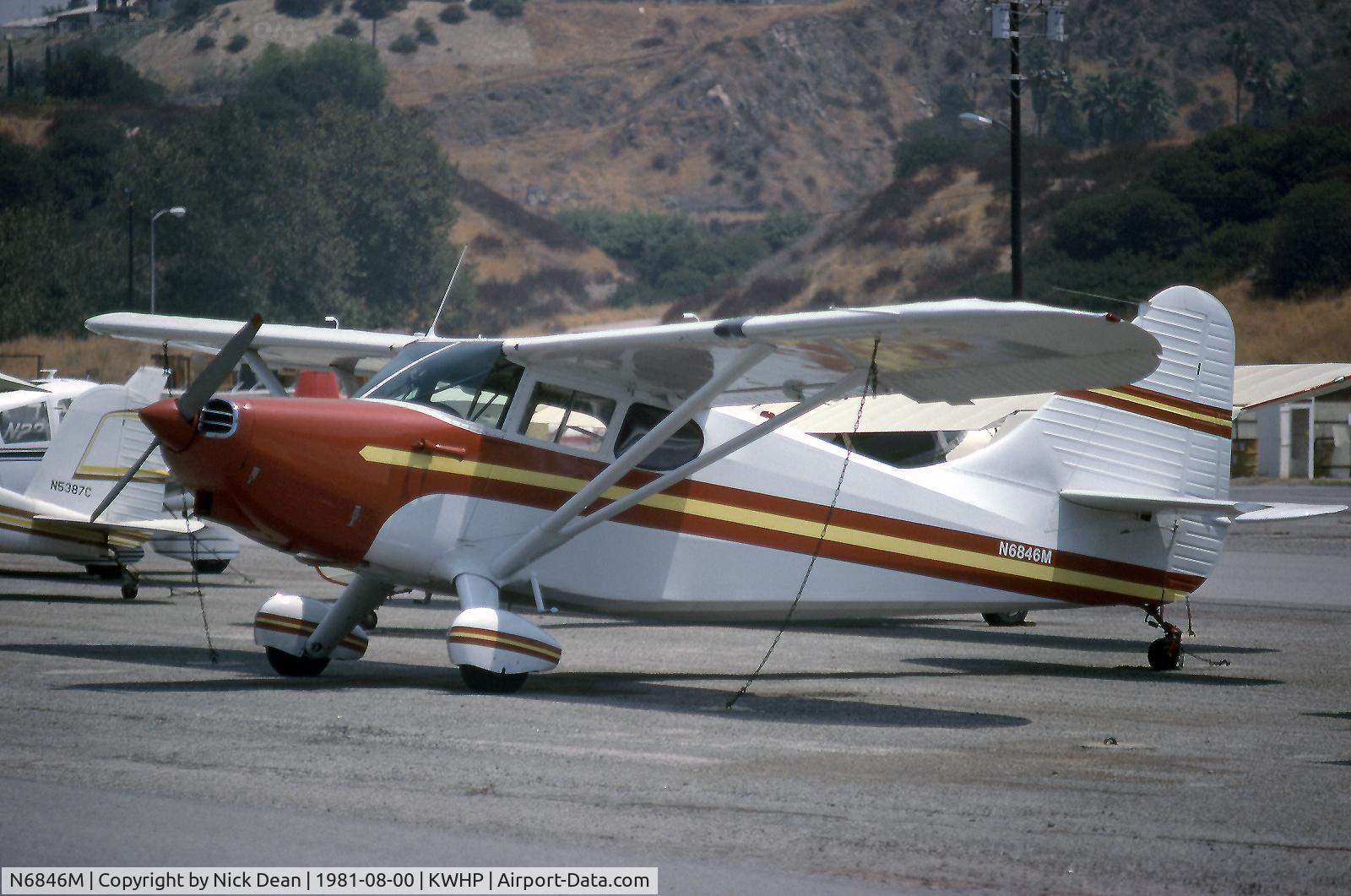 N6846M, 1949 Stinson 108-3 Voyager C/N 108-4846, KWHP