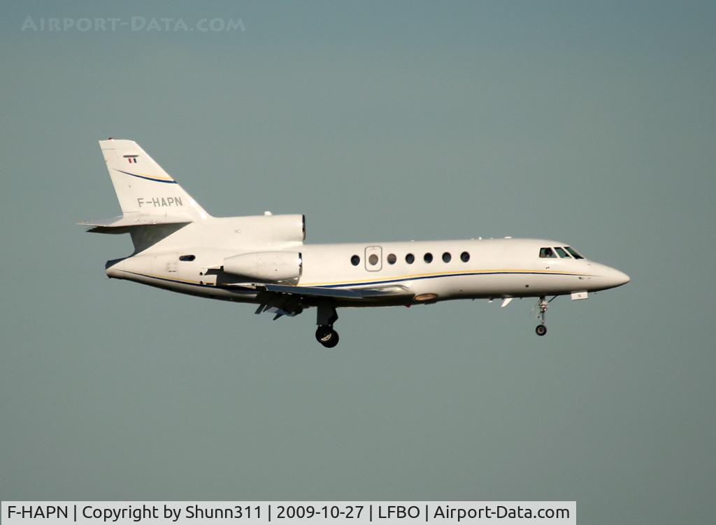 F-HAPN, 2006 Dassault Falcon 50EX C/N 347, Landing rwy 14L