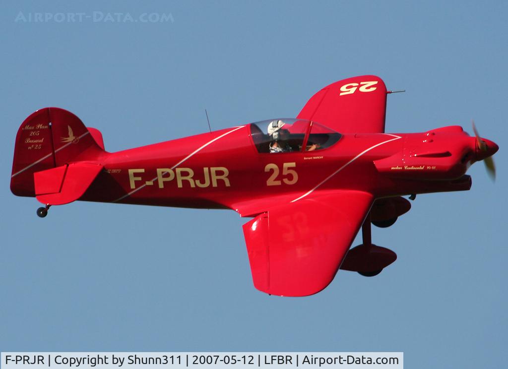 F-PRJR, Max Plan MP.204 Busard C/N 25, Come back from demo during Air Expo Airshow 2007