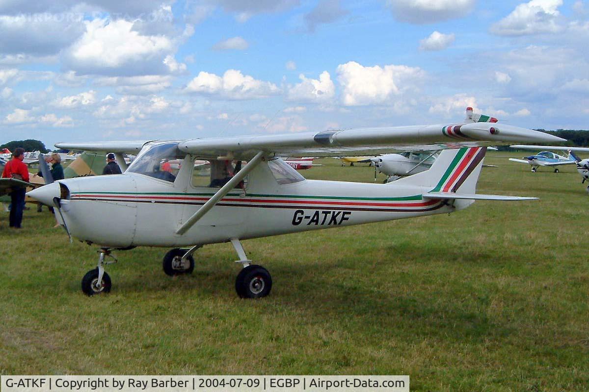 G-ATKF, 1965 Cessna 150F C/N 150-62386, Seen at the PFA Fly in 2004 Kemble UK.