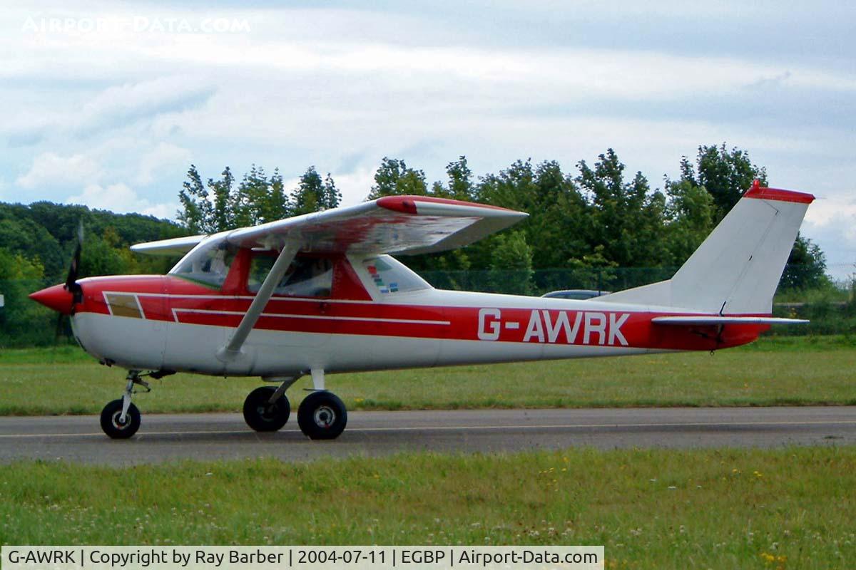 G-AWRK, 1968 Reims F150J C/N 0410, Seen at the PFA Fly in 2004 Kemble UK. Since cancelled as destroyed.