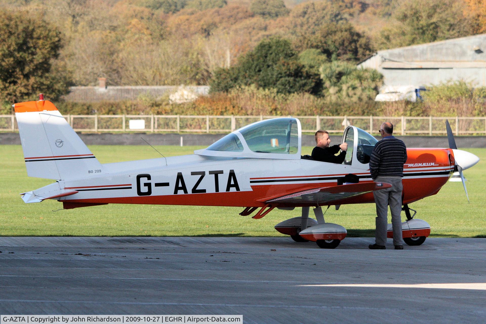 G-AZTA, 1972 Bolkow Bo-209 Monsun C/N 190, At Goodwood