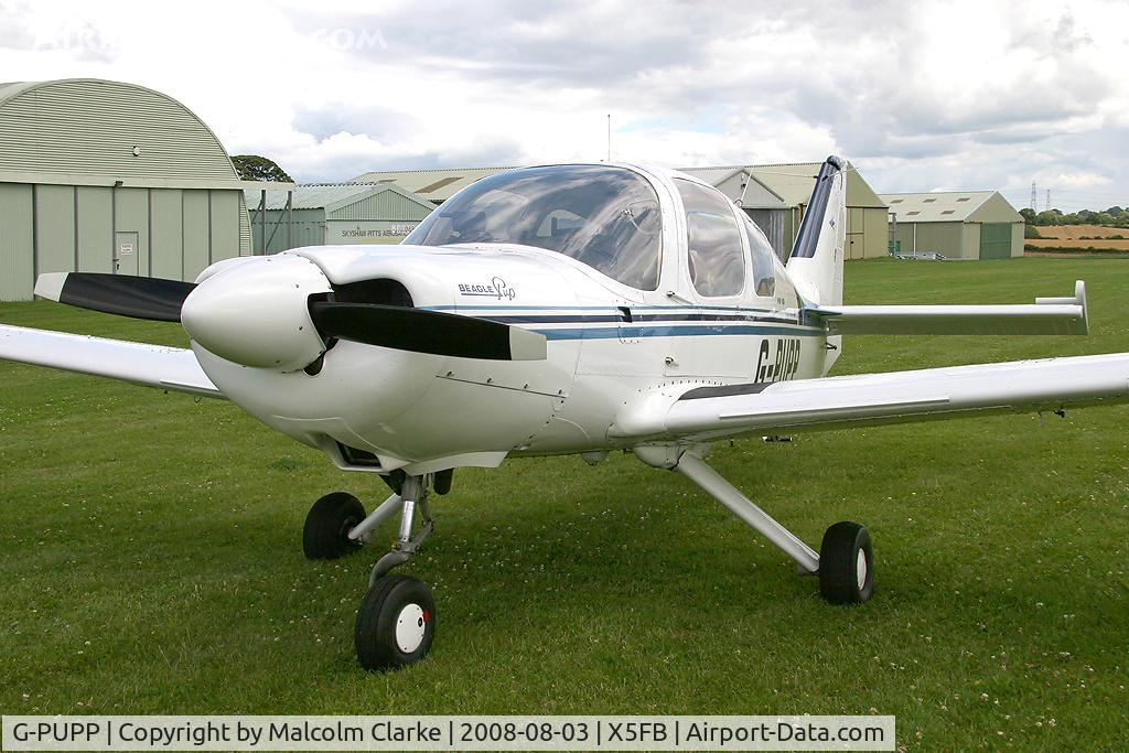 G-PUPP, 1973 Beagle B-121 Pup Series 2 (Pup 150) C/N B121-174, Beagle B121 Series 2 at Fishburn Airfield, Co Durham, UK in 2008.