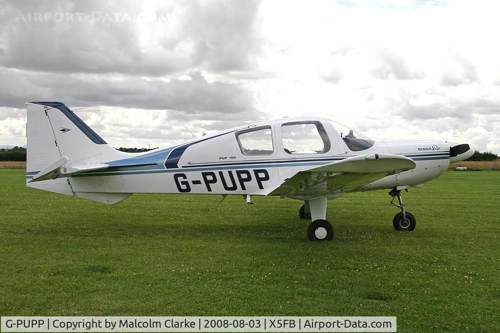 G-PUPP, 1973 Beagle B-121 Pup Series 2 (Pup 150) C/N B121-174, Beagle B121 Series 2 at Fishburn Airfield, Co Durham, UK in 2008 .