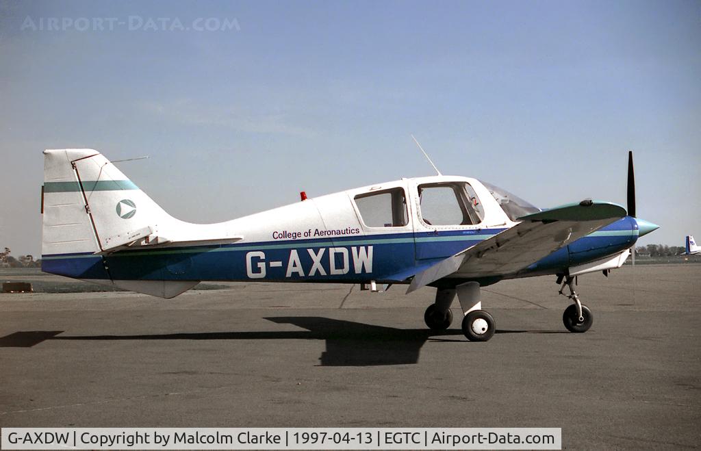G-AXDW, 1969 Beagle B-121 Pup Series 1 (Pup 100) C/N B121-053, Beagle B121 Series 1 at Cranfield Airfield, Beds, UK.