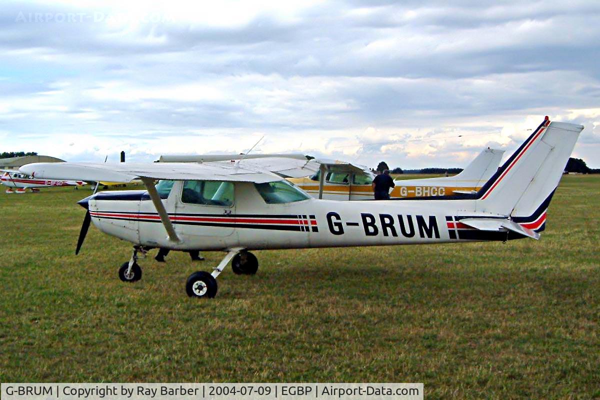 G-BRUM, 1979 Cessna A152 Aerobat C/N A152-0870, Seen at the PFA Fly in 2004 Kemble UK.