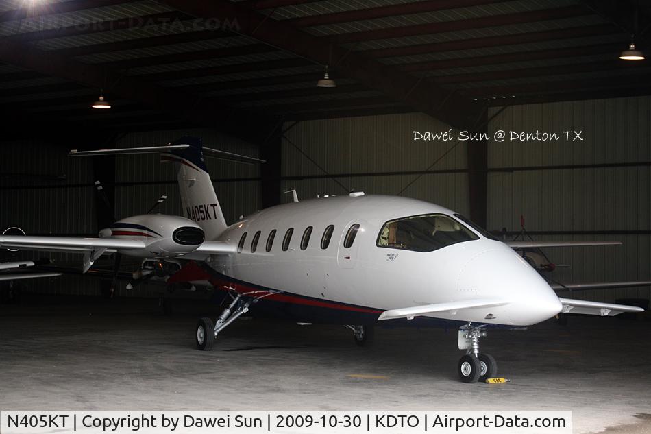 N405KT, 2009 Piaggio P-180 C/N 1190, Denton