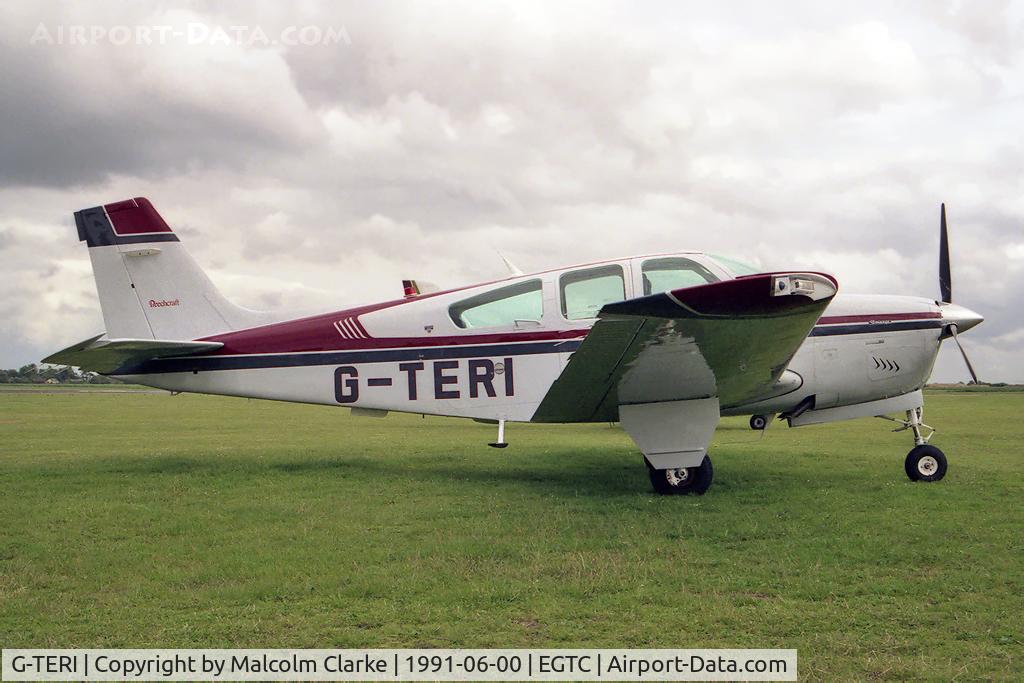 G-TERI, Beech F33A Bonanza Bonanza C/N CE-1466, Beech F33A at Cranfield Airfield, Beds, UK.